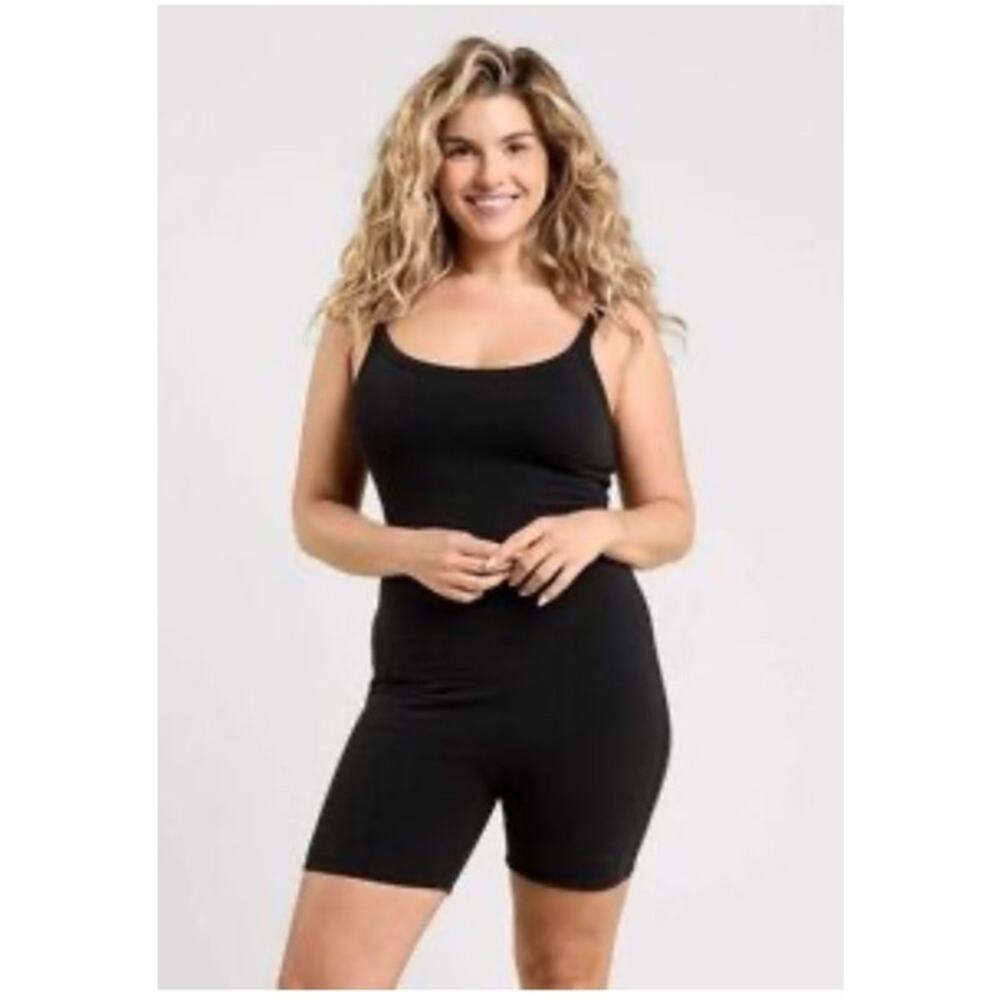 nuuds Cotton Stretch 'The Romper' One-Piece Romper - Black